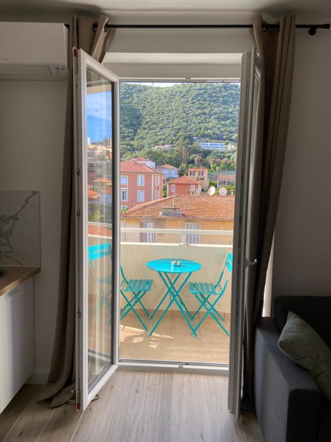 Ajaccio Magnifique T2 Neuf 40M2 Avec Balcon Au Trottel 4 Couchages Wifi Clim Parking Plage A Pieds 100M Ngoại thất bức ảnh