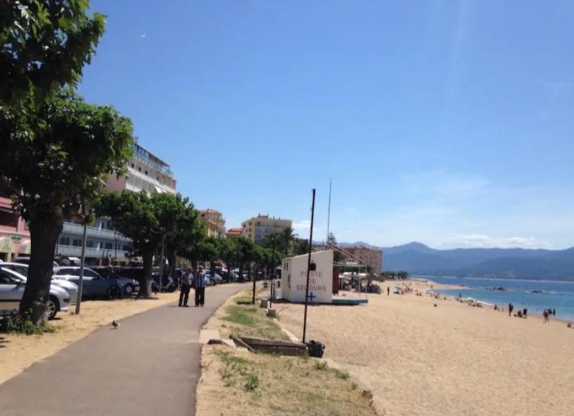 Ajaccio Magnifique T2 Neuf 40M2 Avec Balcon Au Trottel 4 Couchages Wifi Clim Parking Plage A Pieds 100M Ngoại thất bức ảnh